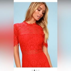 Lulus red dress
